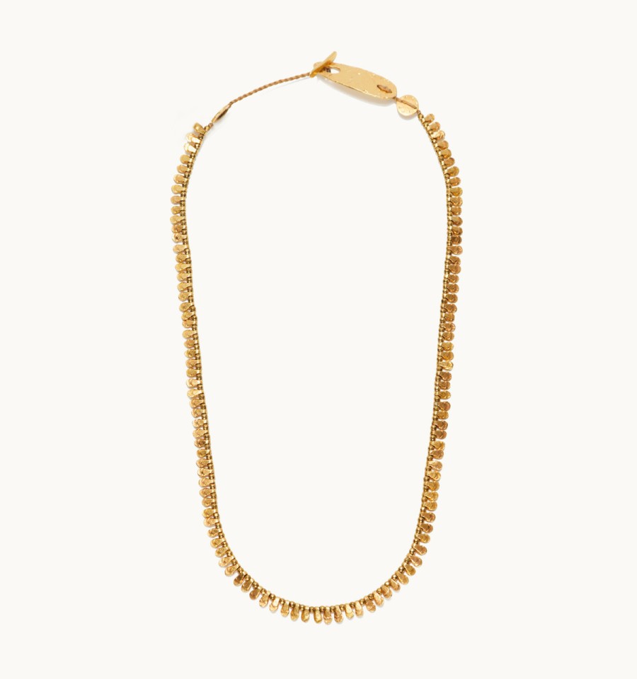 Necklaces Tomfoolery London | Girasole Gold Plated Necklace