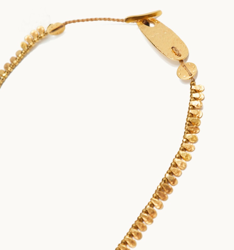 Necklaces Tomfoolery London | Girasole Gold Plated Necklace